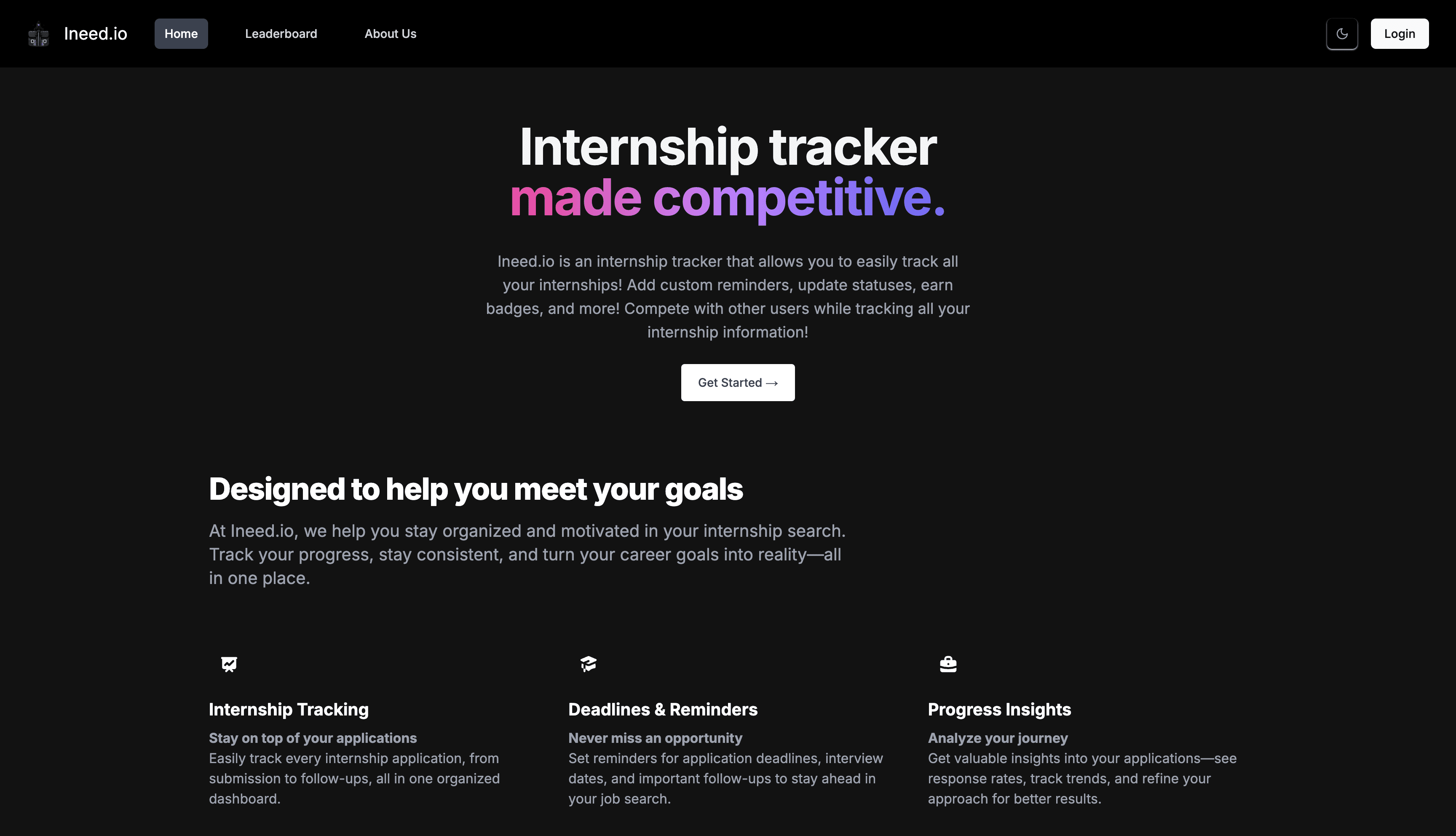 Internship Tracker