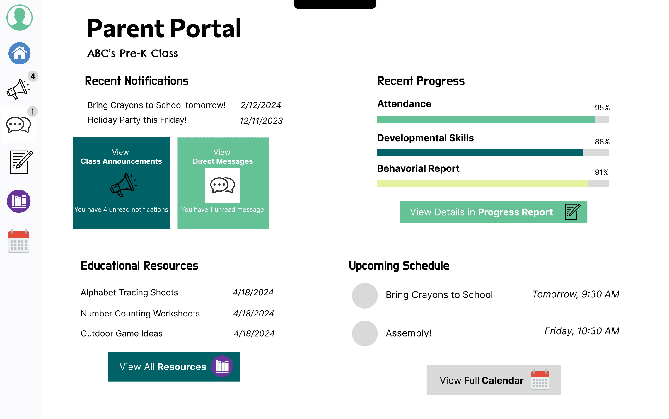 Parent-Teacher Platform